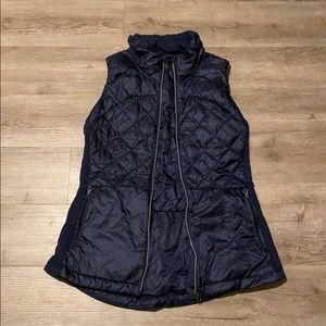 Lulu lemon quilted navy vest - size 8